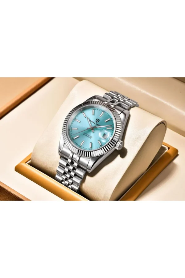 Pagani Design PD-1645 Datejust Yeni Mekanik Erkek Kol Saati Otomatik Retro Saatler Erkek Su Geçirmez Çelik Saat - Görsel 3