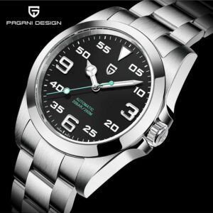 Pagani design PD-1692 Air King Erkek 39MM 200M Su Geçirmez NH35 Otomatik Mekanik Saat Safir Kristal Işıklı İş Saat