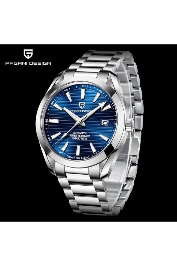 Pagani design PD-1688 Aqua Terra Erkek 40MM Retro Japonya NH35A Otomatik Mekanik 100M Su Geçirmez Safir Çelik Saat