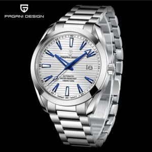 Pagani design PD-1688 Aqua Terra Erkek 40MM Retro Japonya NH35A Otomatik Mekanik 100M Su Geçirmez Safir Çelik Saat