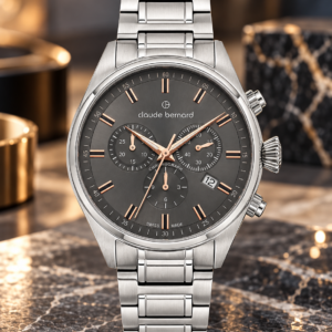 Claude Bernard CB.10254.3M.GIR Heritage Quartz Chronograph Erkek Kol Saati