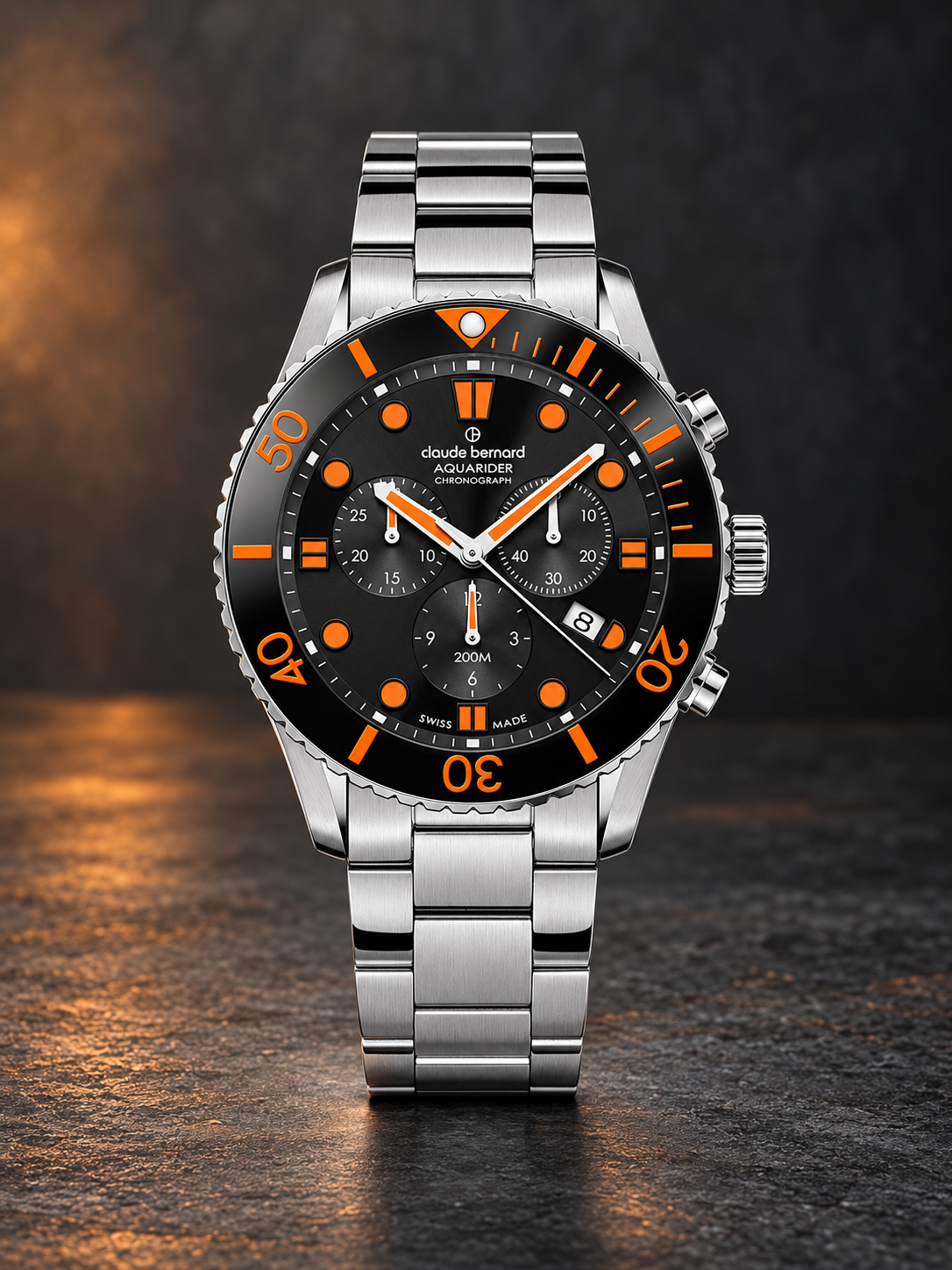 Claude Bernard CB.10252 3NOM.NNO Aquaraider Chrono Kol Saati