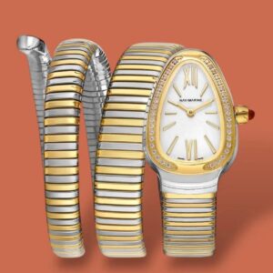 Navimarine Taşlı Bezel Yılan Model Kadın Kol Saati