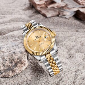 Pagani Design PD-1645 DateJust (Seiko NH-35A Otomatik Hareket) Mekanik Saat ve 200M Su Geçirmezlik