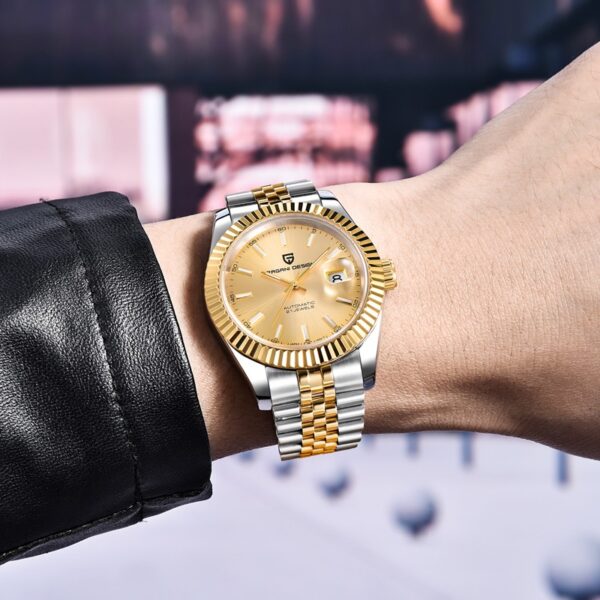Pagani Design PD-1645 DateJust (Seiko NH-35A Otomatik Hareket) Mekanik Saat ve 200M Su Geçirmezlik - Görsel 2