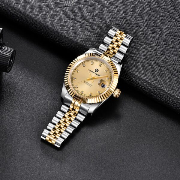 Pagani Design PD-1645 DateJust (Seiko NH-35A Otomatik Hareket) Mekanik Saat ve 200M Su Geçirmezlik - Görsel 6