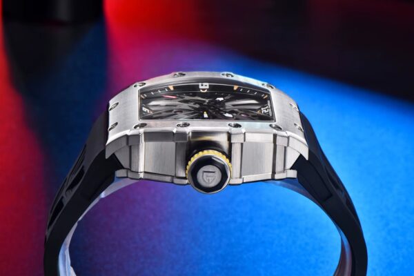 Pagani Design PD-1738 iskelet 42MM 50M Su Geçirmez Kuvars Japonya VH65 Kuvars Saat Safir Kristal Çelik Erkek Saati - Görsel 5