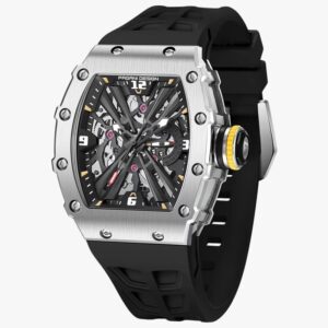 Pagani Design PD-1738 iskelet 42MM 50M Su Geçirmez Kuvars Japonya VH65 Kuvars Saat Safir Kristal Çelik Erkek Saati