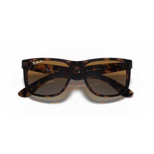 Ray-Ban RB4165 865/T5 55 Justin Polarize Güneş Gözlüğü - Görsel 5