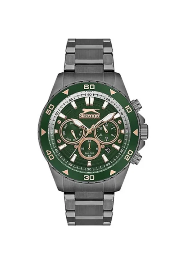 Slazenger Sl.09.2329.2.01 Quartz Çelik 46 Mm Siyah Erkek Kol Saati