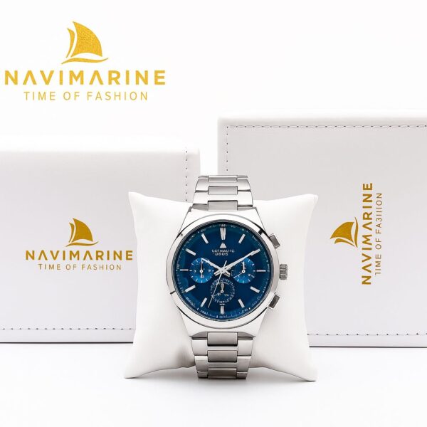Navimarine 020-COL 2 Çelik kordon erkek kol saati - Görsel 2