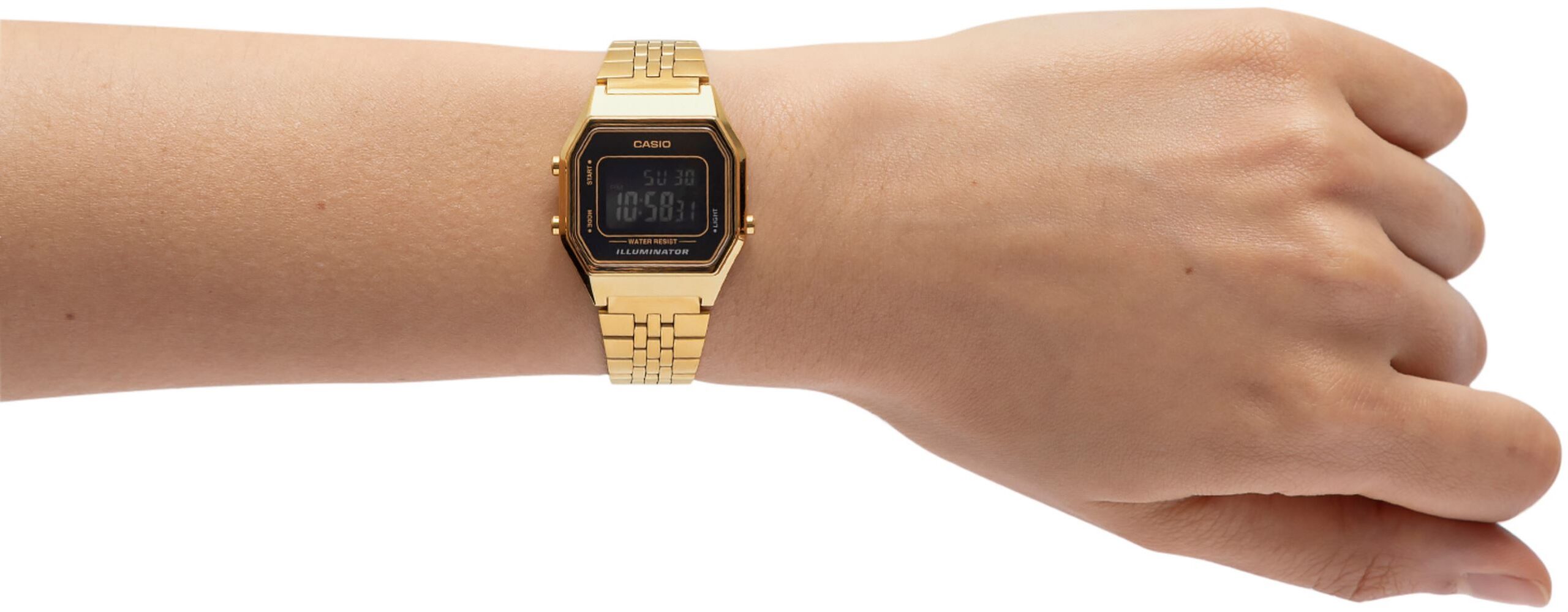 Casio LA680WGA-1BDF Kadın Kol Saati - Görsel 5