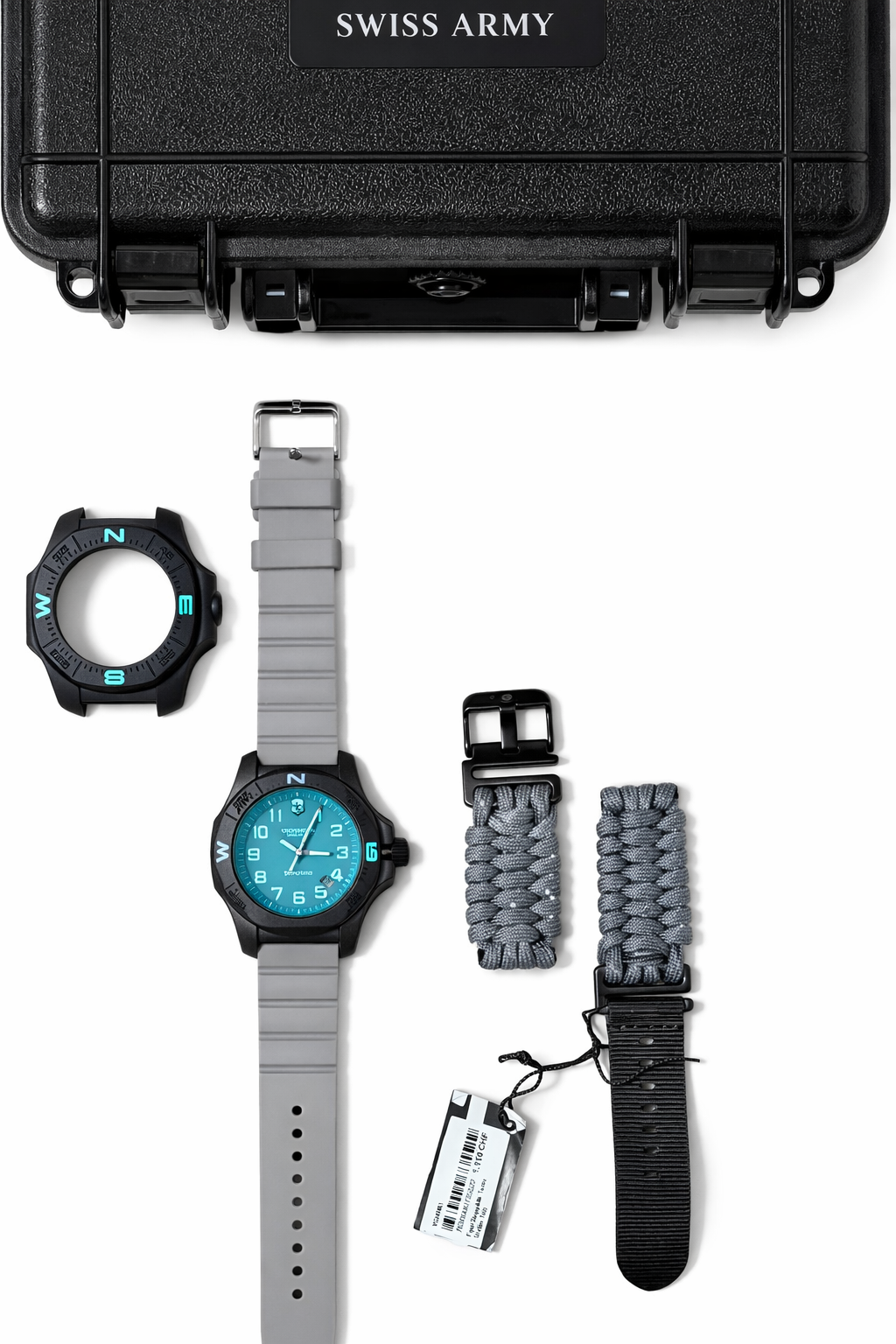 Vintırinox Swiss Army Inox Carbon Vs 241859 Kol Saati - Görsel 14