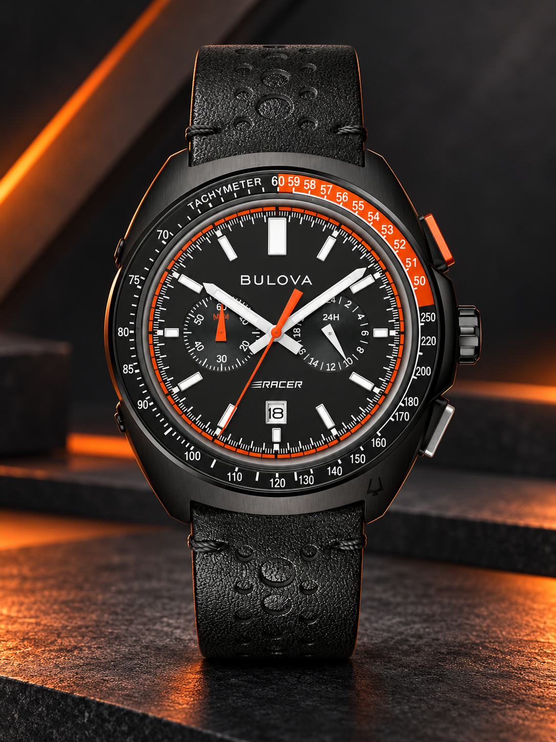 Bulova Racer Chronograph 98B428 Erkek Kol Saati