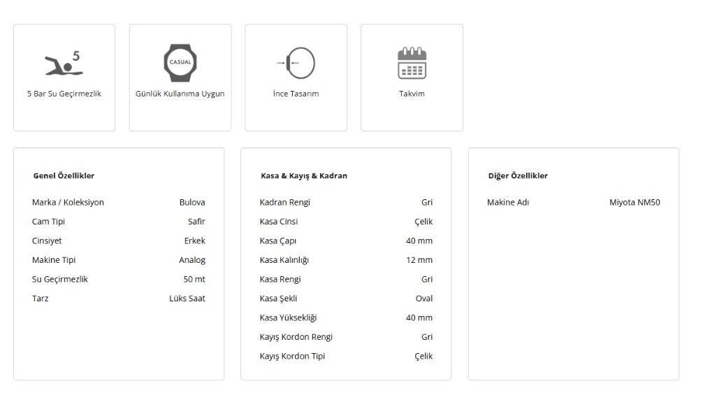 Bulova 96B472 Kol Saati - Görsel 5