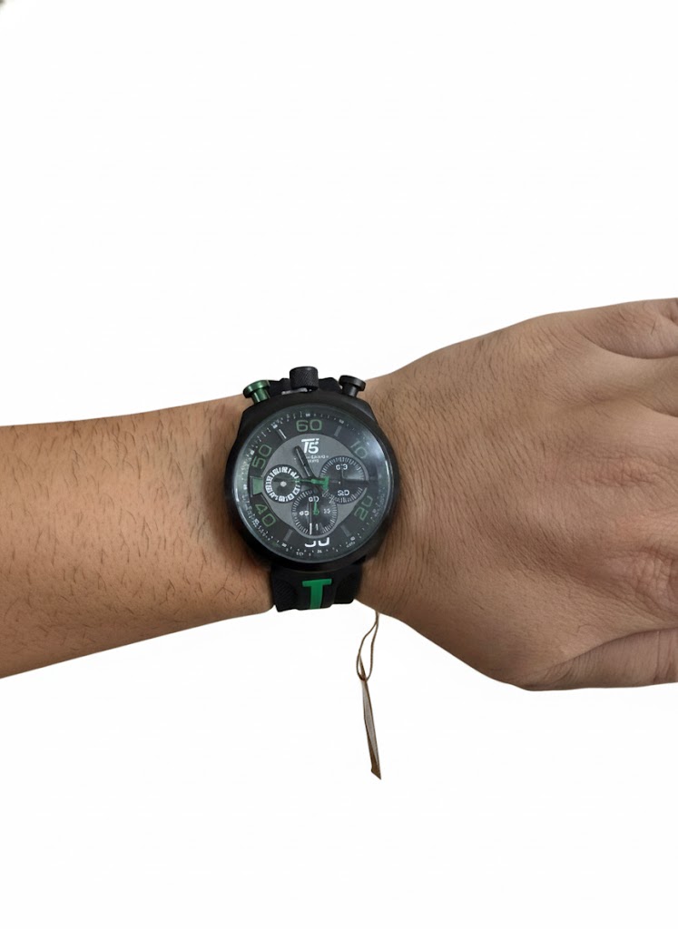 T5 H3619G.1 Erkek Kol Saati Siyah - Görsel 5