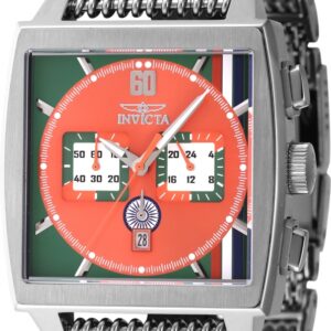 Invicta Racing 47608 Kuvars  Erkek Kol Saati - Turuncu