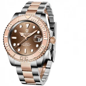 Pagani Design PD-1651 Yachtmaster Otomatik Kol Saati - Rose Gray