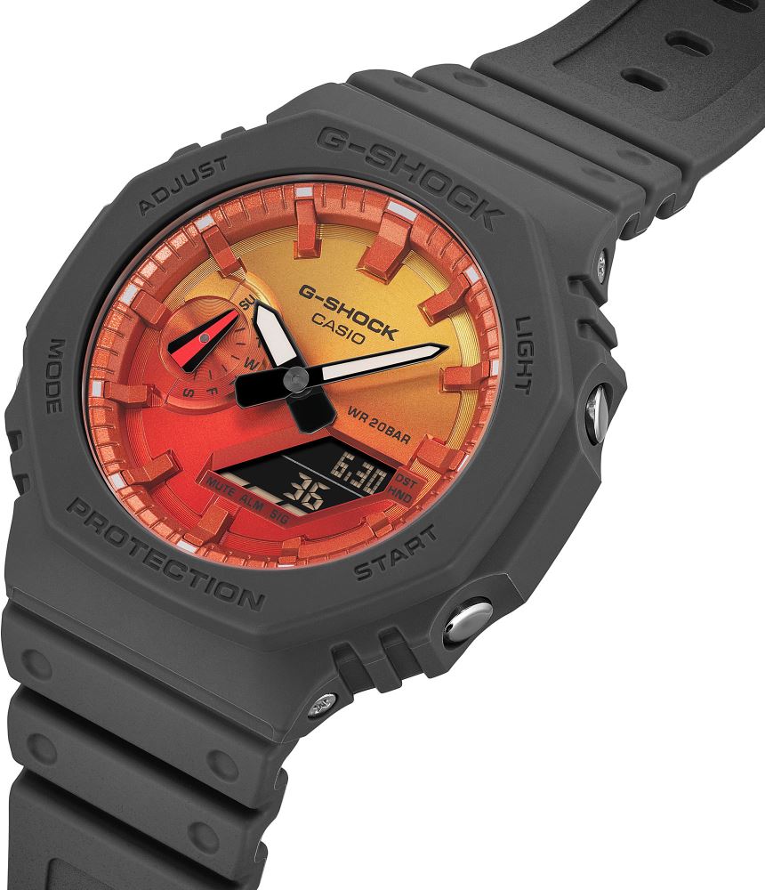 Casio ICONIC g-shock GA-2100FL-8ADR Kol Saati - Görsel 3