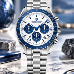⌚ Pagani Design PD-1701 Speedmaster Moonwatch Erkek Kol Saati - Blue