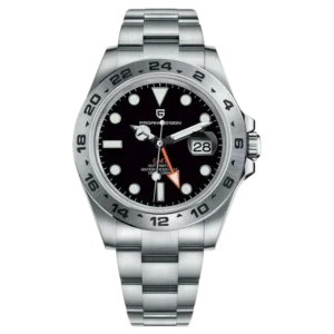 Pagani Design PD-1682 Explorer II GMT Otomatik Erkek Kol Saati - Black