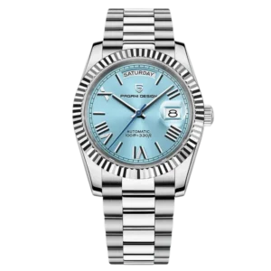 Pagani Design PD-1783 Day-Date Otomatik Erkek Kol Saati - Blue