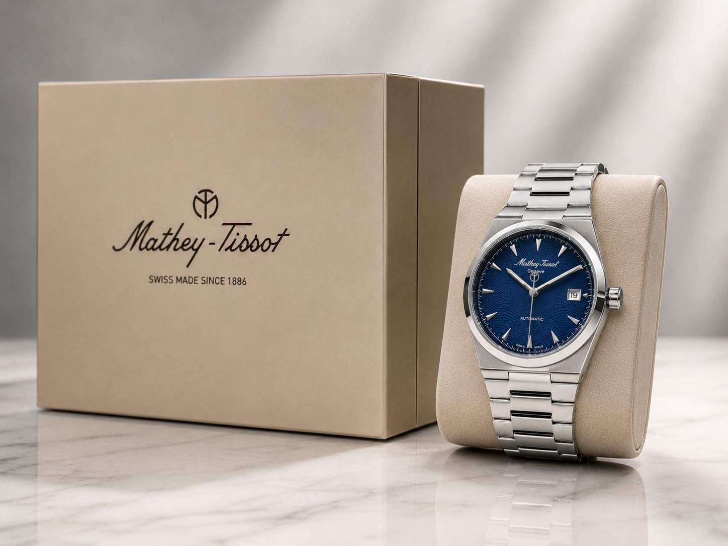 Mathey-Tissot H118ATABU Zeus Automatic Erkek Kol Saati – Swiss Made - Görsel 4