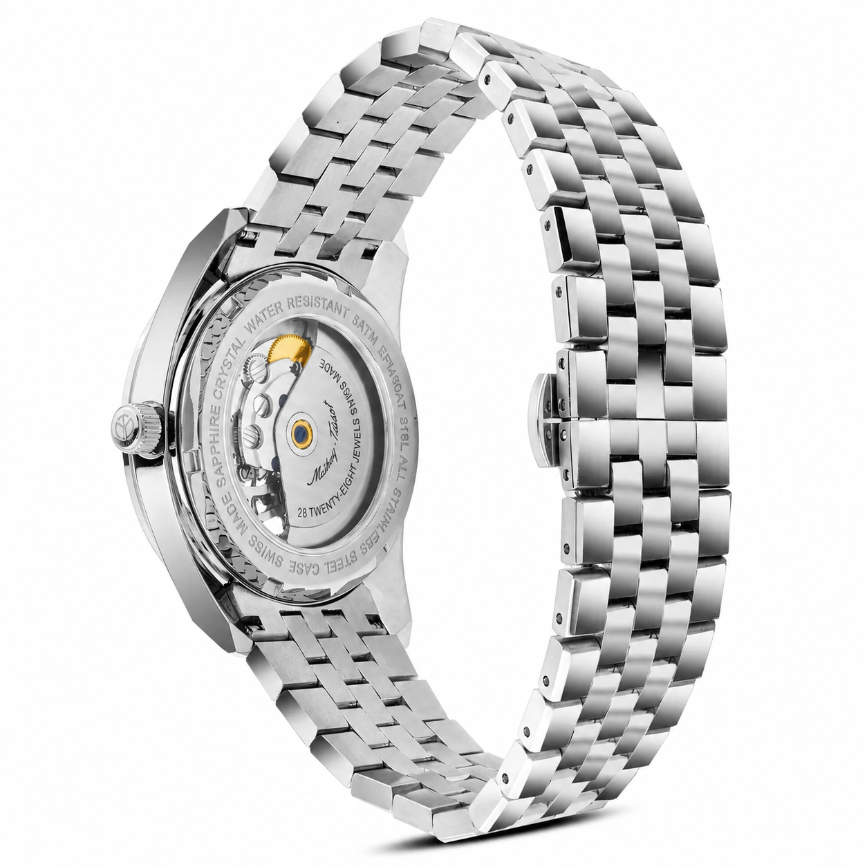 Mathey-Tissot Mathy I Open Heart EF1450ATAN Otomatik Erkek Kol Saati – Swiss Made 🇨🇭 - Görsel 9
