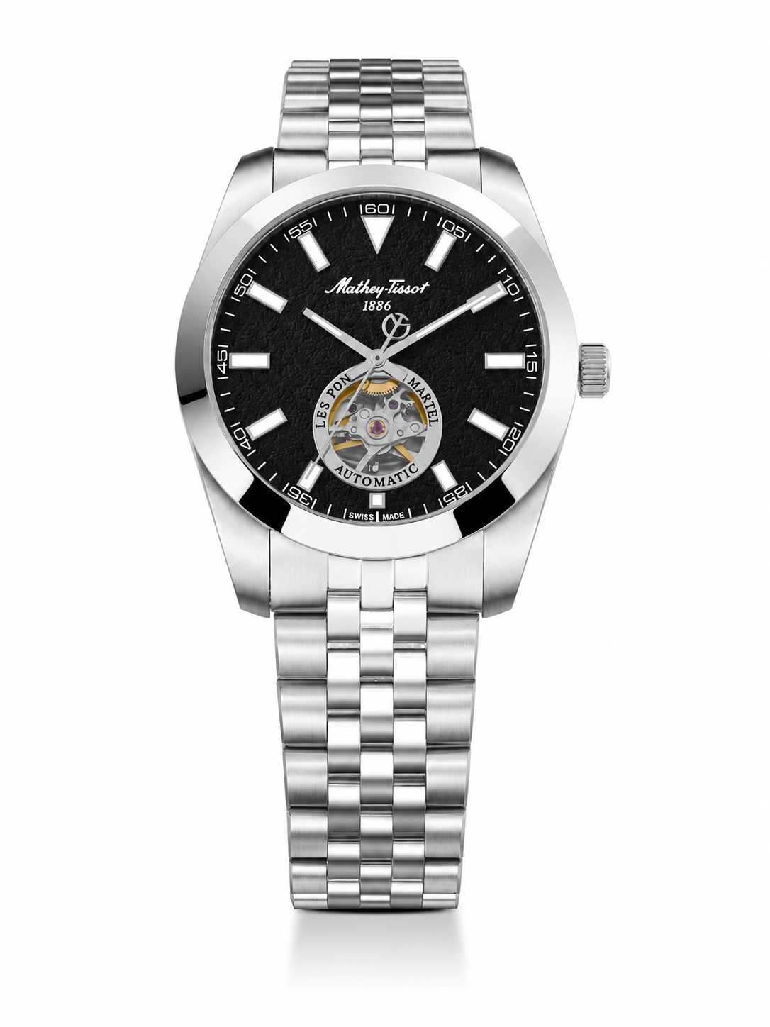 Mathey-Tissot Mathy I Open Heart EF1450ATAN Otomatik Erkek Kol Saati – Swiss Made 🇨🇭 - Görsel 4