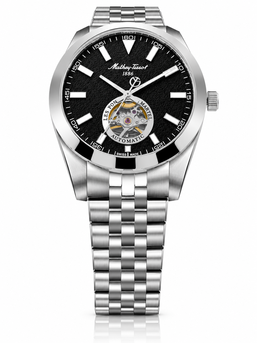 Mathey-Tissot Mathy I Open Heart EF1450ATAN Otomatik Erkek Kol Saati – Swiss Made 🇨🇭 - Görsel 5