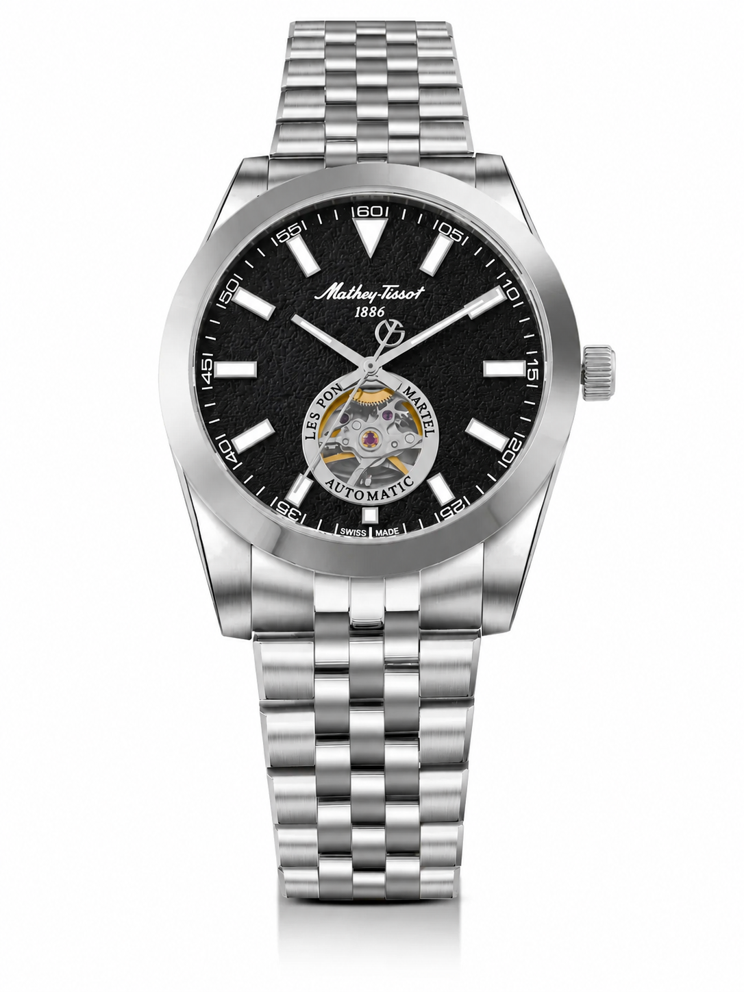 Mathey-Tissot Mathy I Open Heart EF1450ATAN Otomatik Erkek Kol Saati – Swiss Made 🇨🇭 - Görsel 6