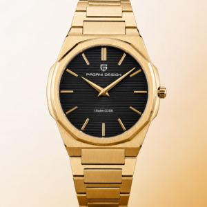 PAGANI DESIGN PD-4747 Slim Kasa Erkek Kol Saati – Gold Siyah