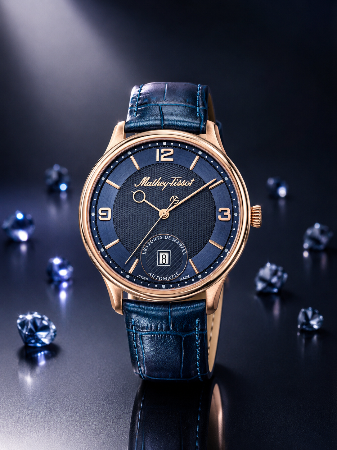 Mathey-Tissot Edmond Auto 3D AC1886PBU Otomatik Erkek Kol Saati