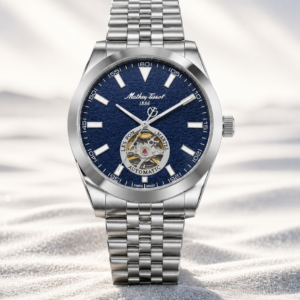 Mathey-Tissot EF1450ATABU Otomatik Erkek Kol Saati – Open Heart | Swiss Made 🇨🇭