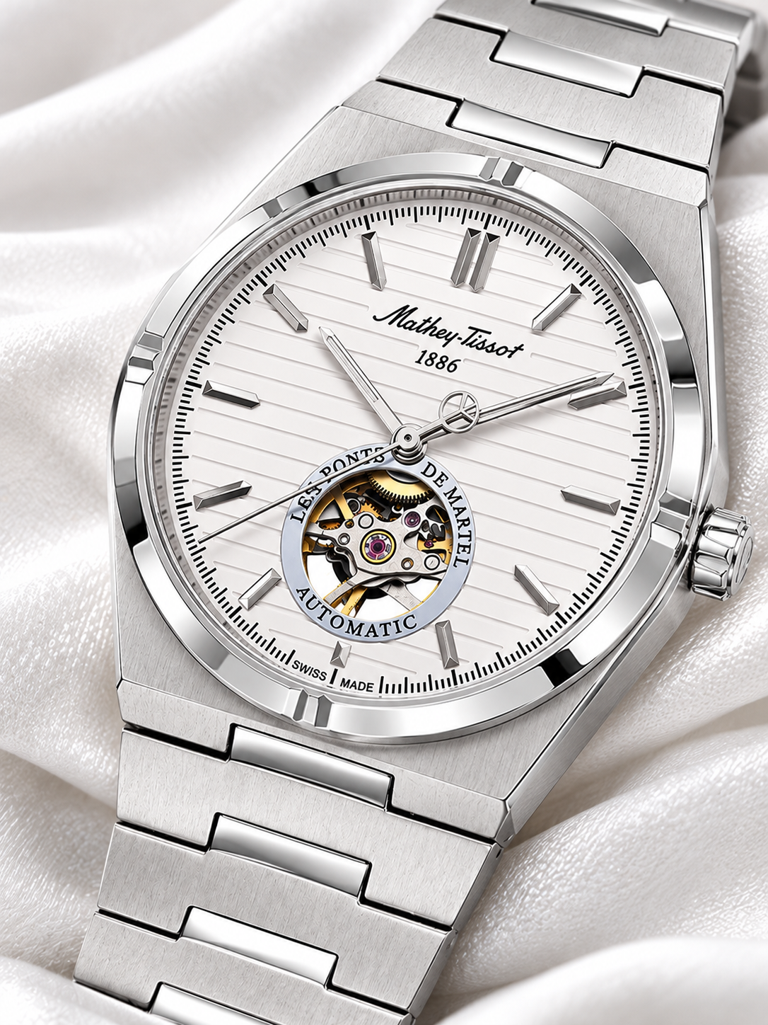 Mathey Tissot Zeus Open Heart EF118ATAS Otomatik Erkek Kol Saati - Görsel 2