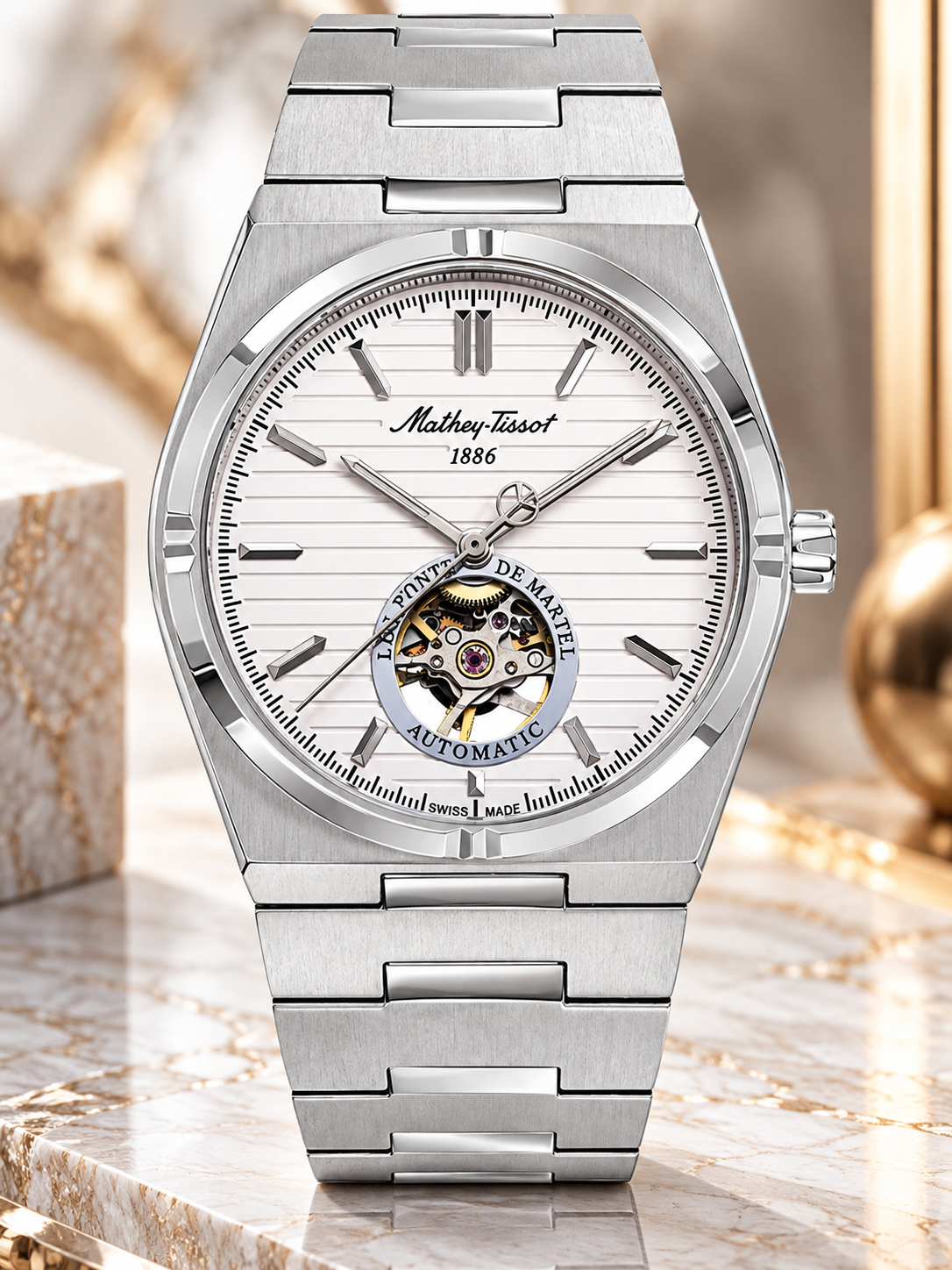 Mathey Tissot Zeus Open Heart EF118ATAS Otomatik Erkek Kol Saati
