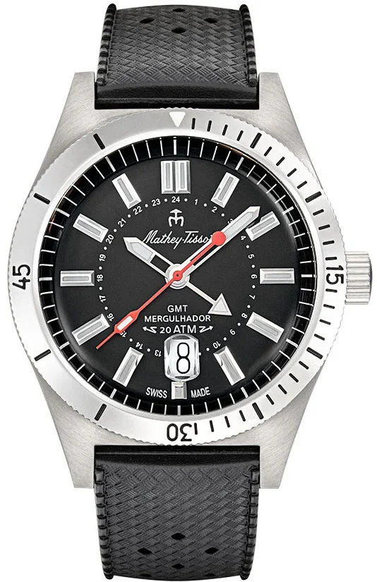 Mathey-Tissot Mergulhador GMT MRGAN Erkek Kol Saati – Swiss Made - Görsel 4