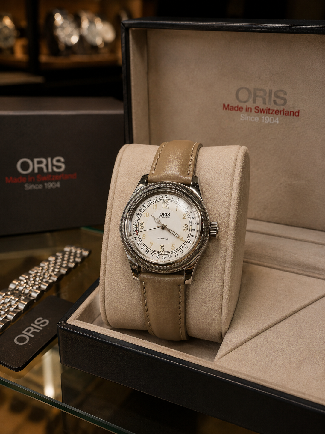 ORIS BIG CROWN POINTER DATE 7503 Vintage Otomatik Erkek Kol Saati - Görsel 7