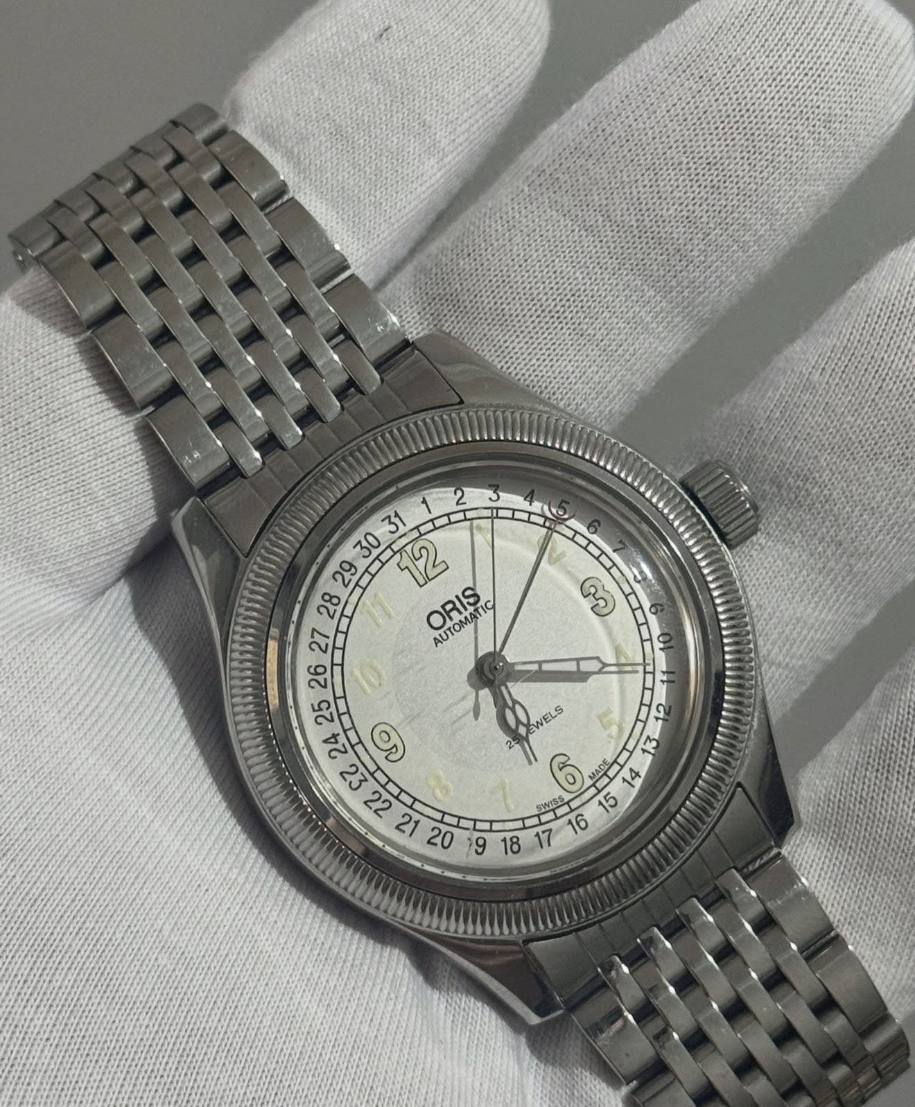 ORIS BIG CROWN POINTER DATE 7503 Vintage Otomatik Erkek Kol Saati - Görsel 14