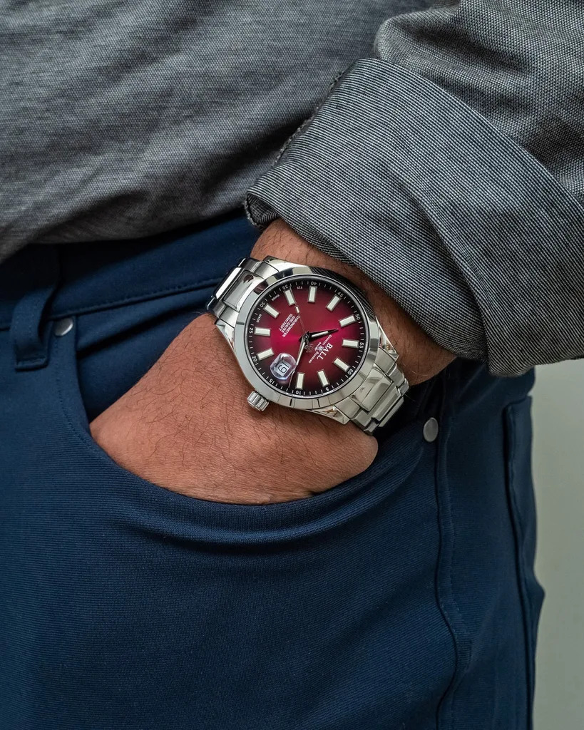 BALL Engineer III Marvelight Chronometer COSC NM9026C-S6CJ-RD Otomatik Erkek Kol Saati - Görsel 5