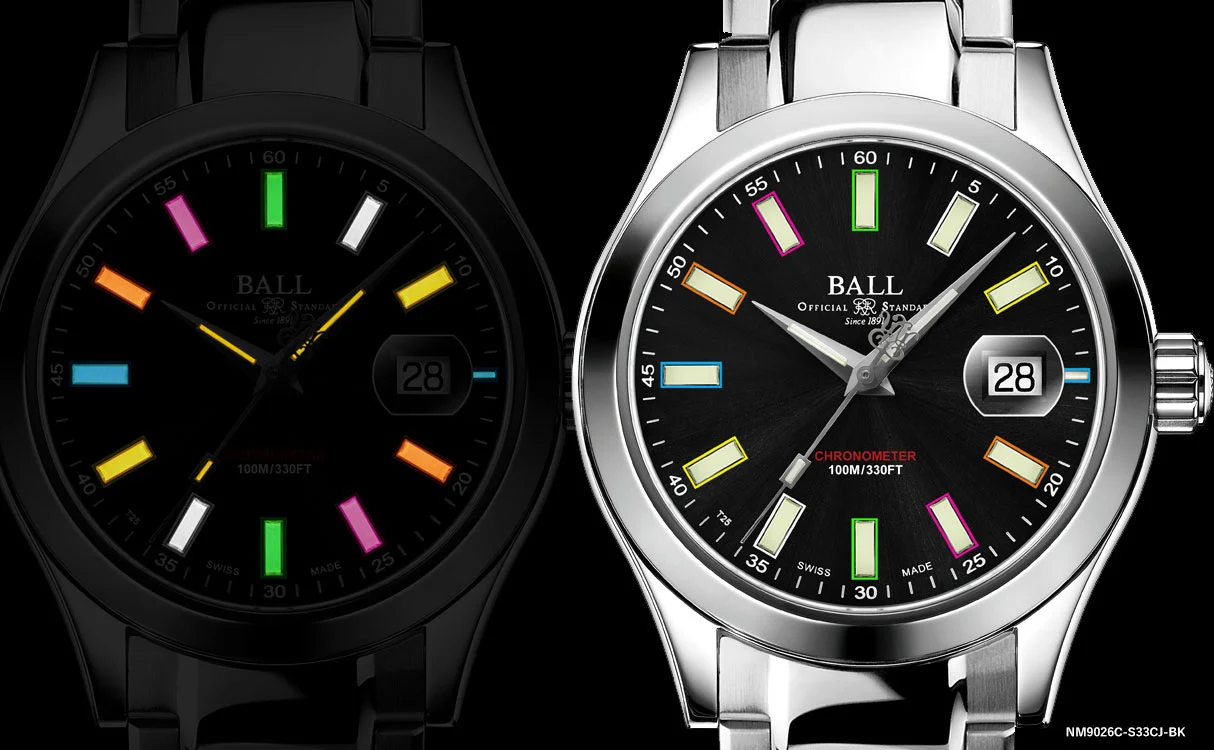 BALL Engineer III Marvelight Chronometer NM9026C-S33CJ-BK Otomatik Erkek Kol Saati - Görsel 3