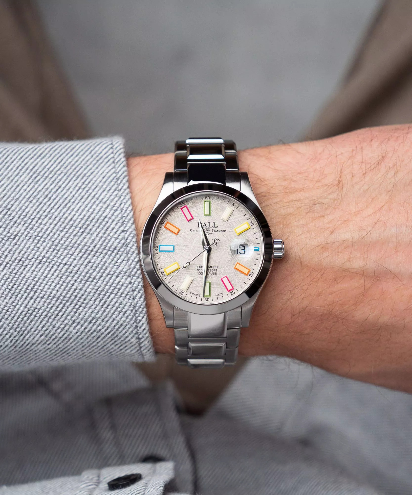 BALL Engineer III Marvelight Chronometer Meteorite NM9026C-S46C-MSLR Otomatik Erkek Kol Saati - Görsel 6