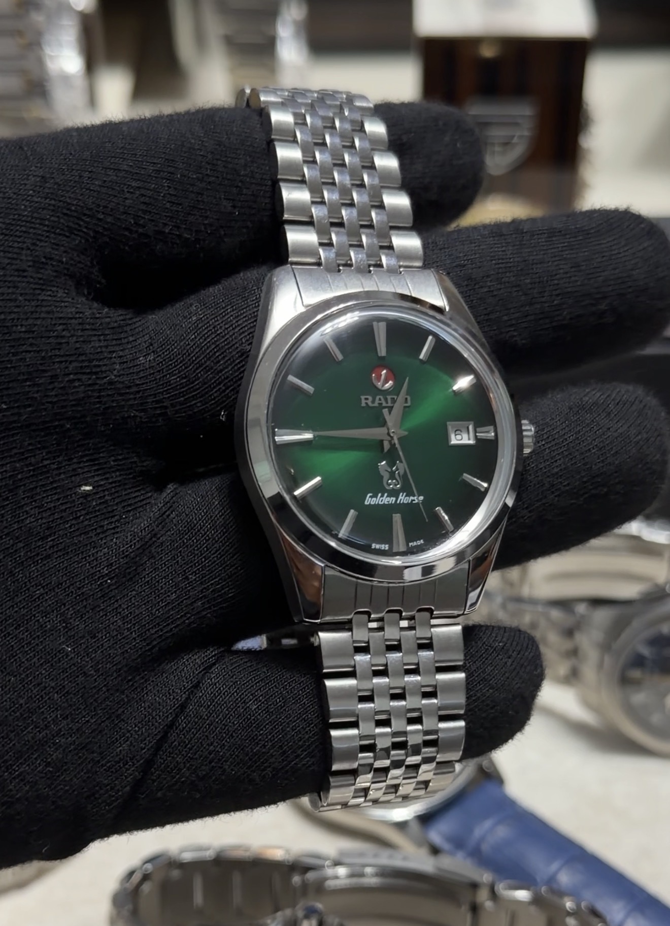 Rado Golden Horse Otomatik Erkek Kol Saati - Green - Görsel 2