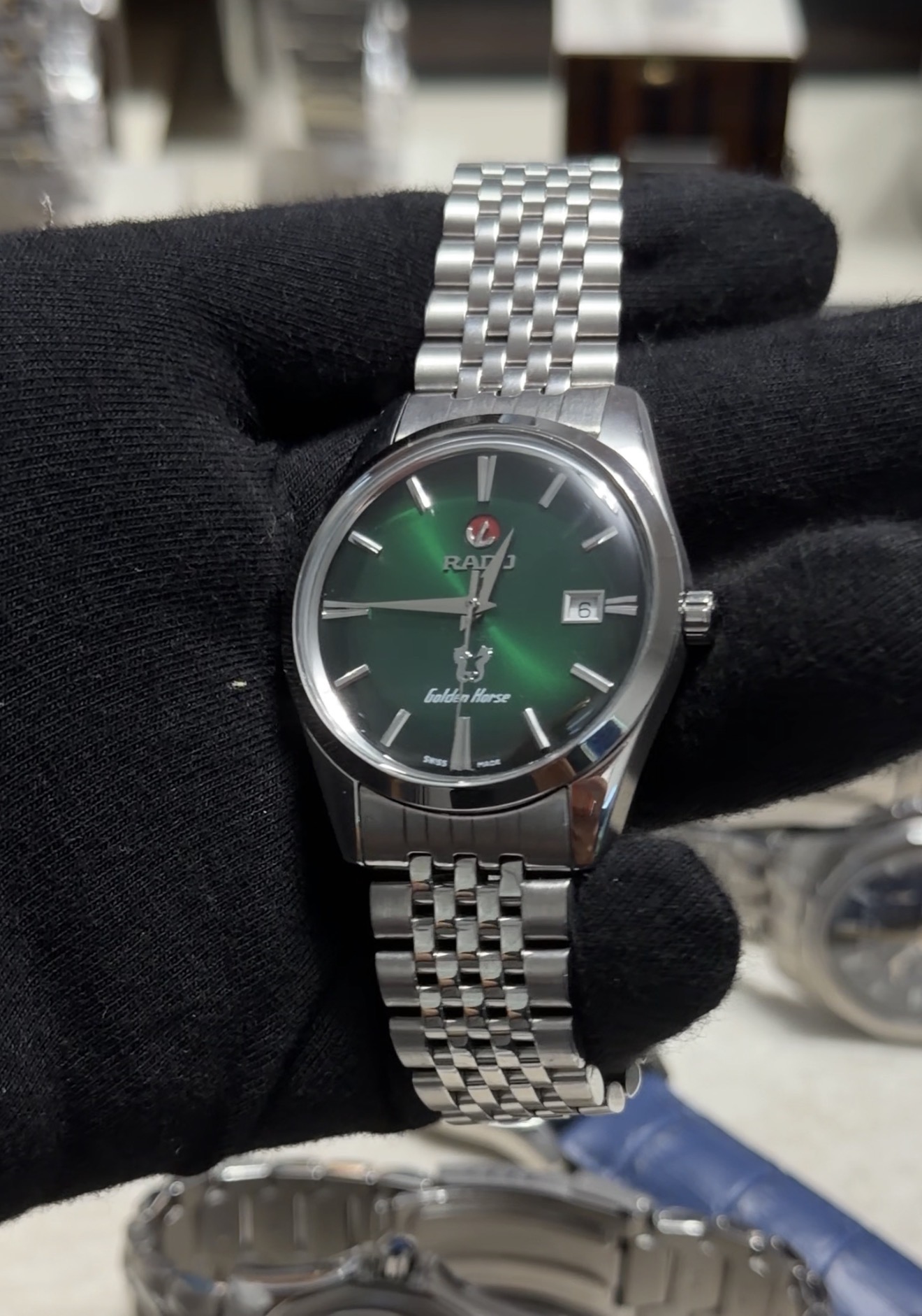 Rado Golden Horse Otomatik Erkek Kol Saati - Green - Görsel 3
