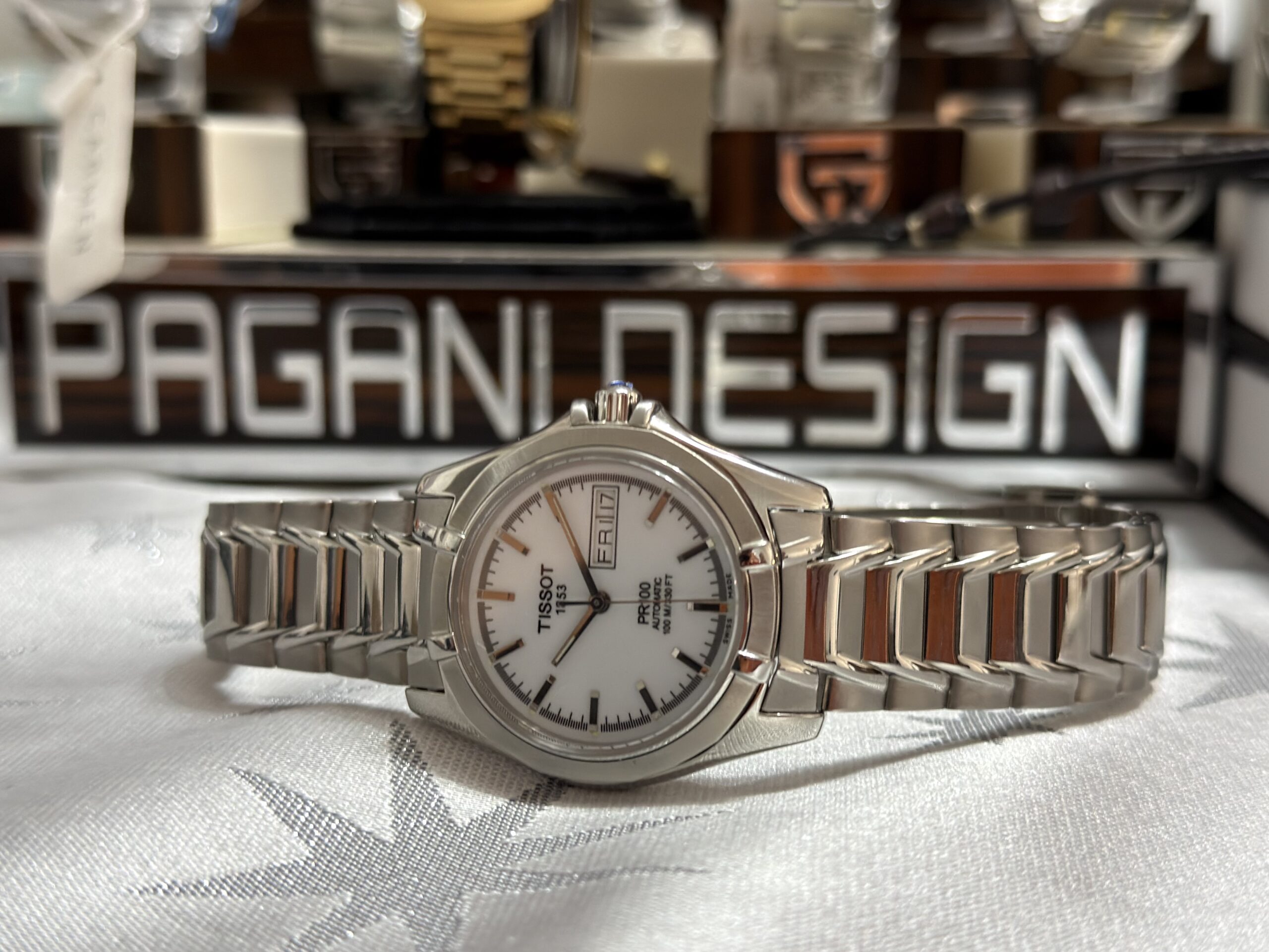 Tissot PR 100 Automatic Day-Date – Swiss Made – ETA Otomatik - Sıfıra Yakın Kondisyon - Görsel 5