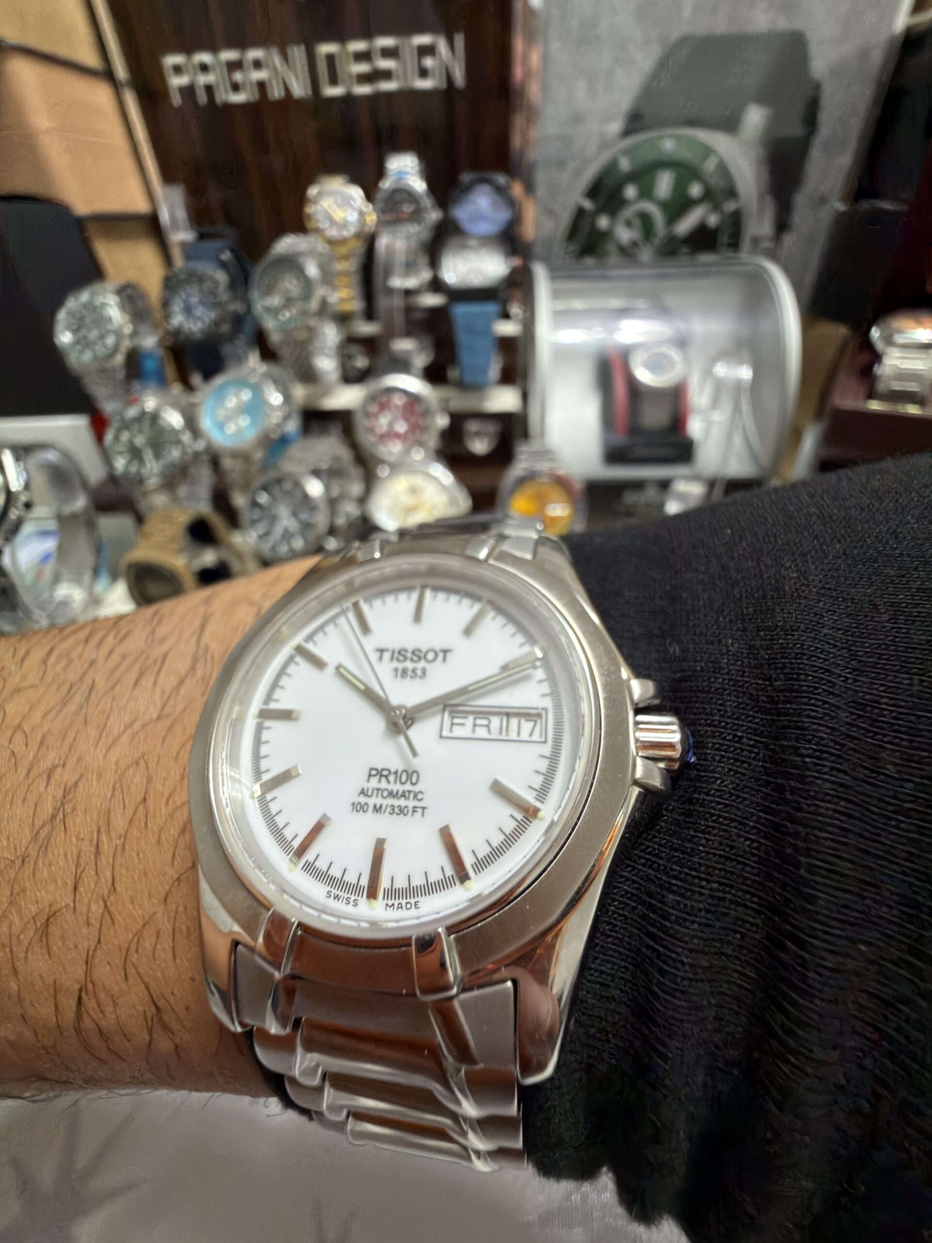 Tissot PR 100 Automatic Day-Date – Swiss Made – ETA Otomatik - Sıfıra Yakın Kondisyon - Görsel 4