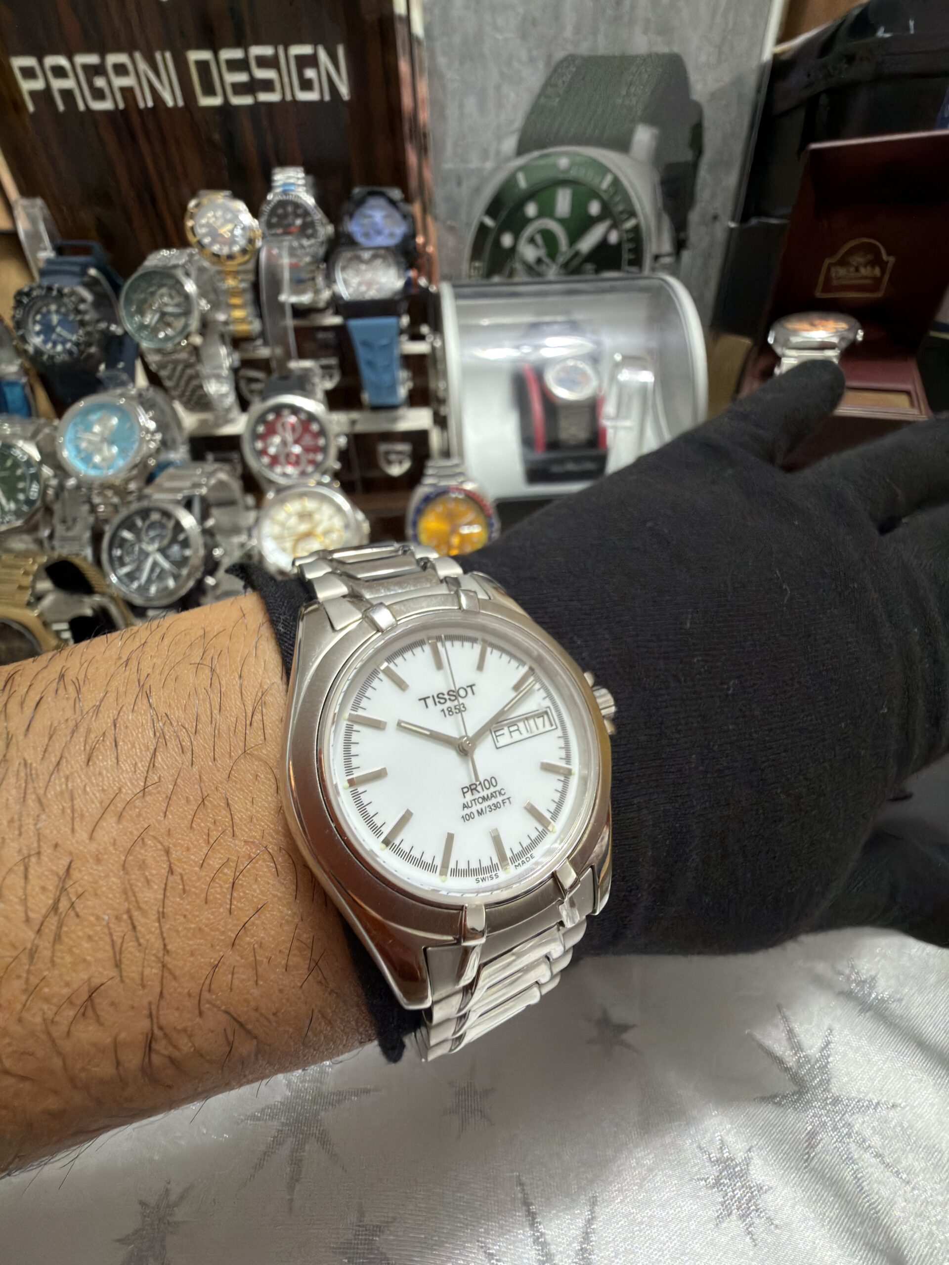 Tissot PR 100 Automatic Day-Date – Swiss Made – ETA Otomatik - Sıfıra Yakın Kondisyon - Görsel 3