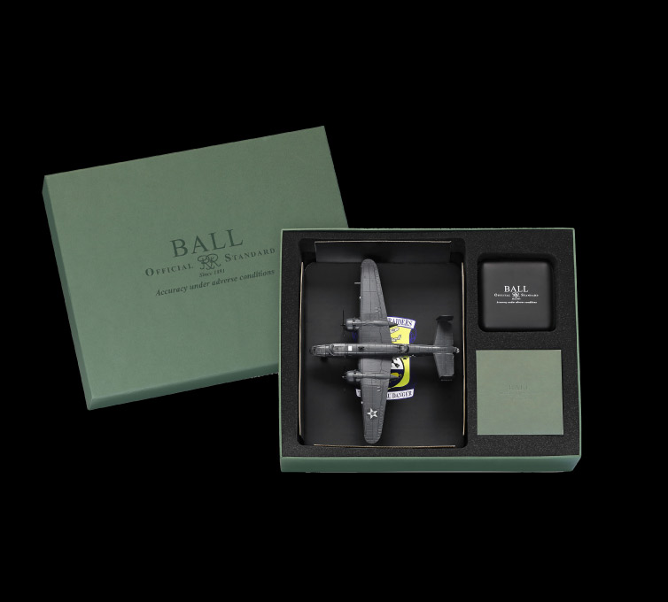 BALL Engineer Master II Doolittle Raiders NM3000C-S1-BKR Otomatik Erkek Kol Saati - Görsel 6