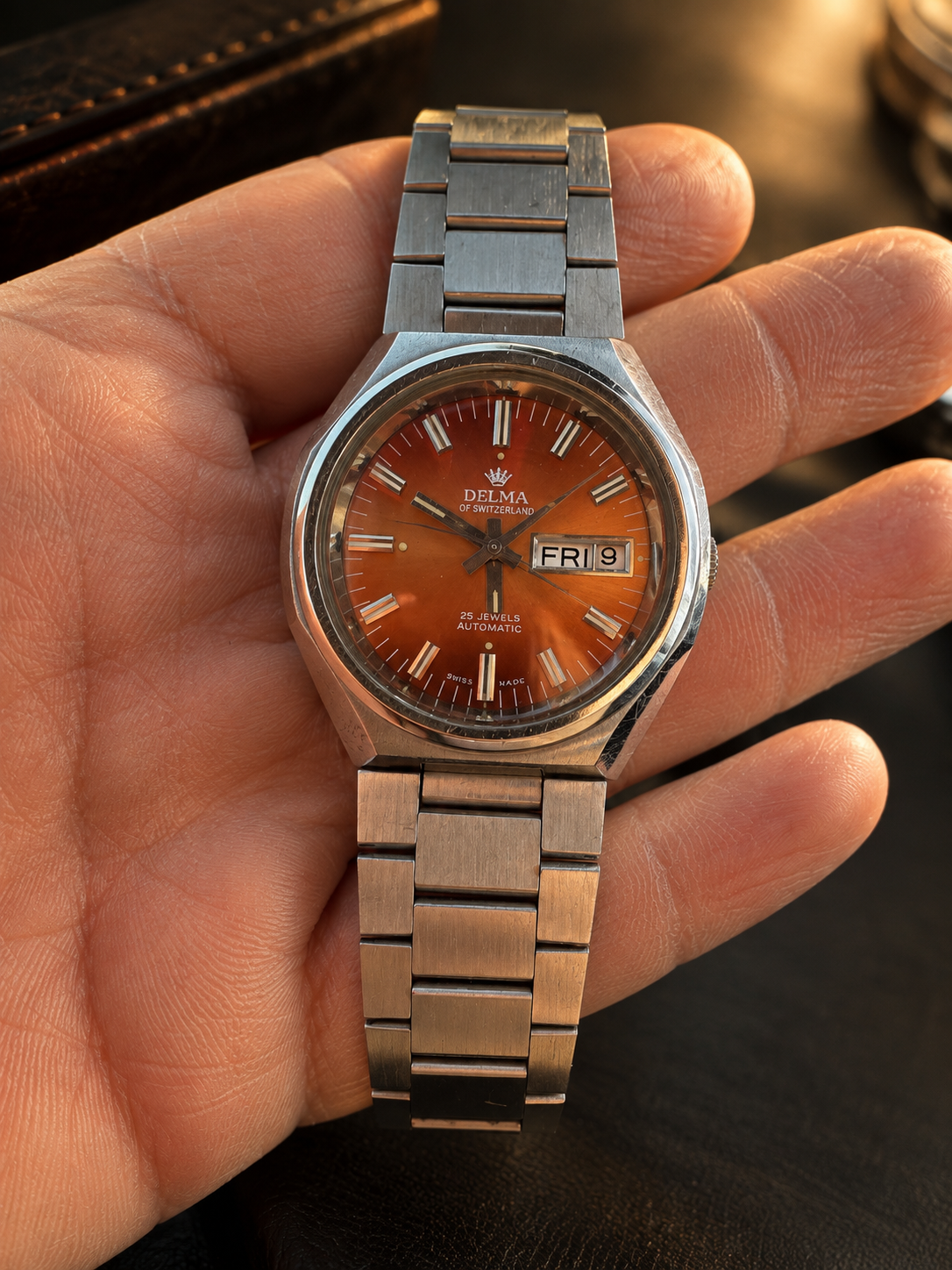 DELMA OF SWITZERLAND – VINTAGE AUTOMATIC - Görsel 3