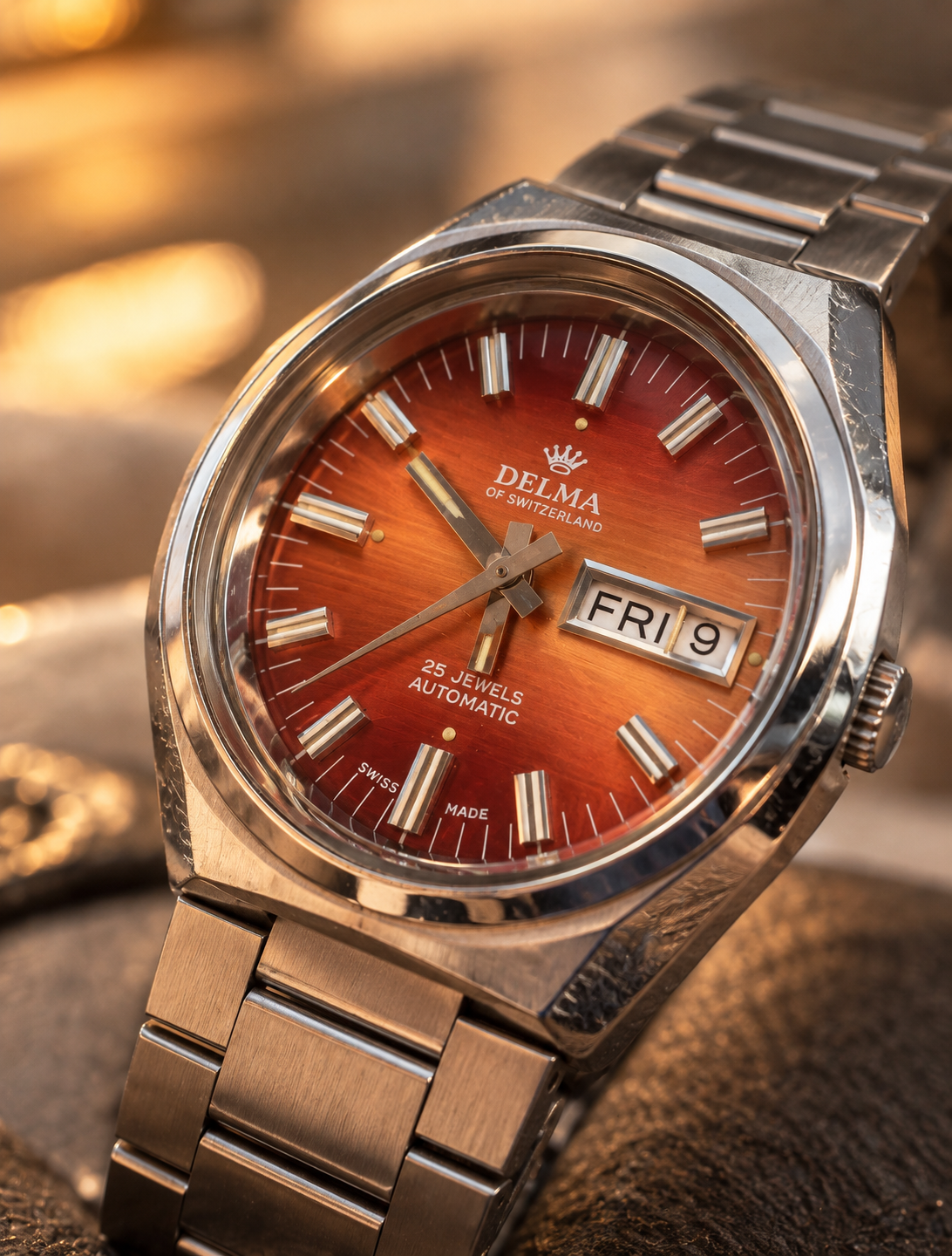 DELMA OF SWITZERLAND – VINTAGE AUTOMATIC - Görsel 2